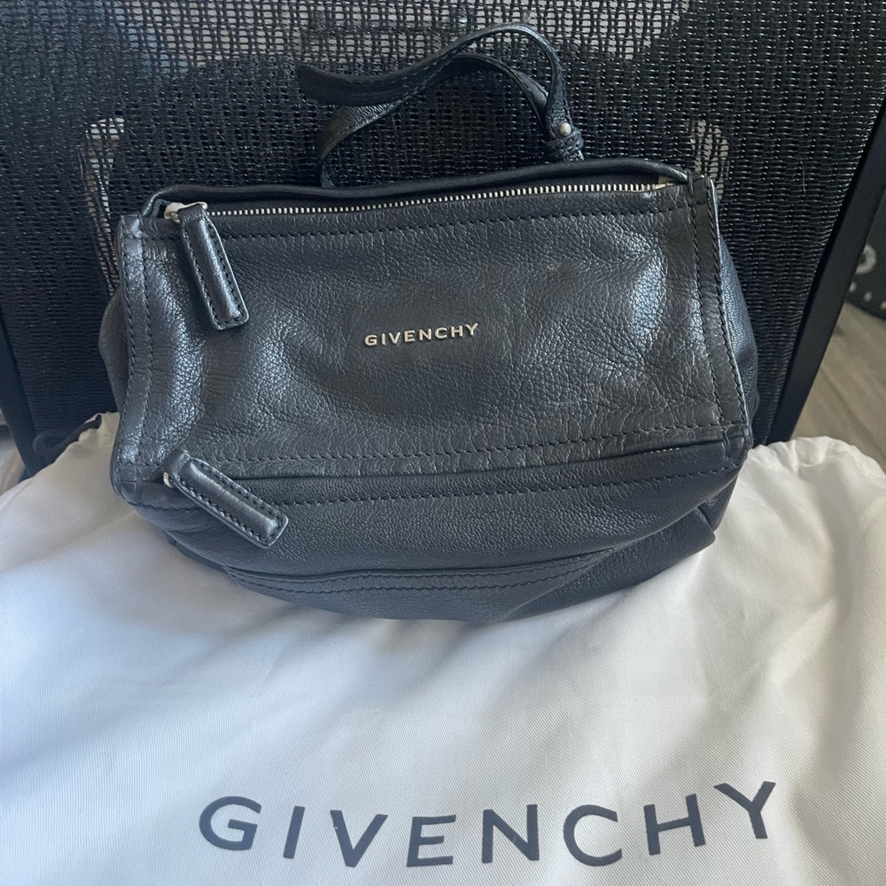 Givenchy black Leather Crossbody Bag